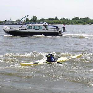 Wildwater varen met zeekajaks